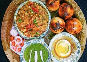 Baati Chokha - Traditional Dish